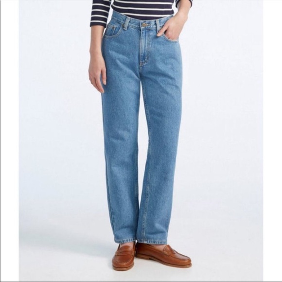 L.L. Bean Denim - L.L. Bean Original Fit Relaxed Petite Mom Jeans